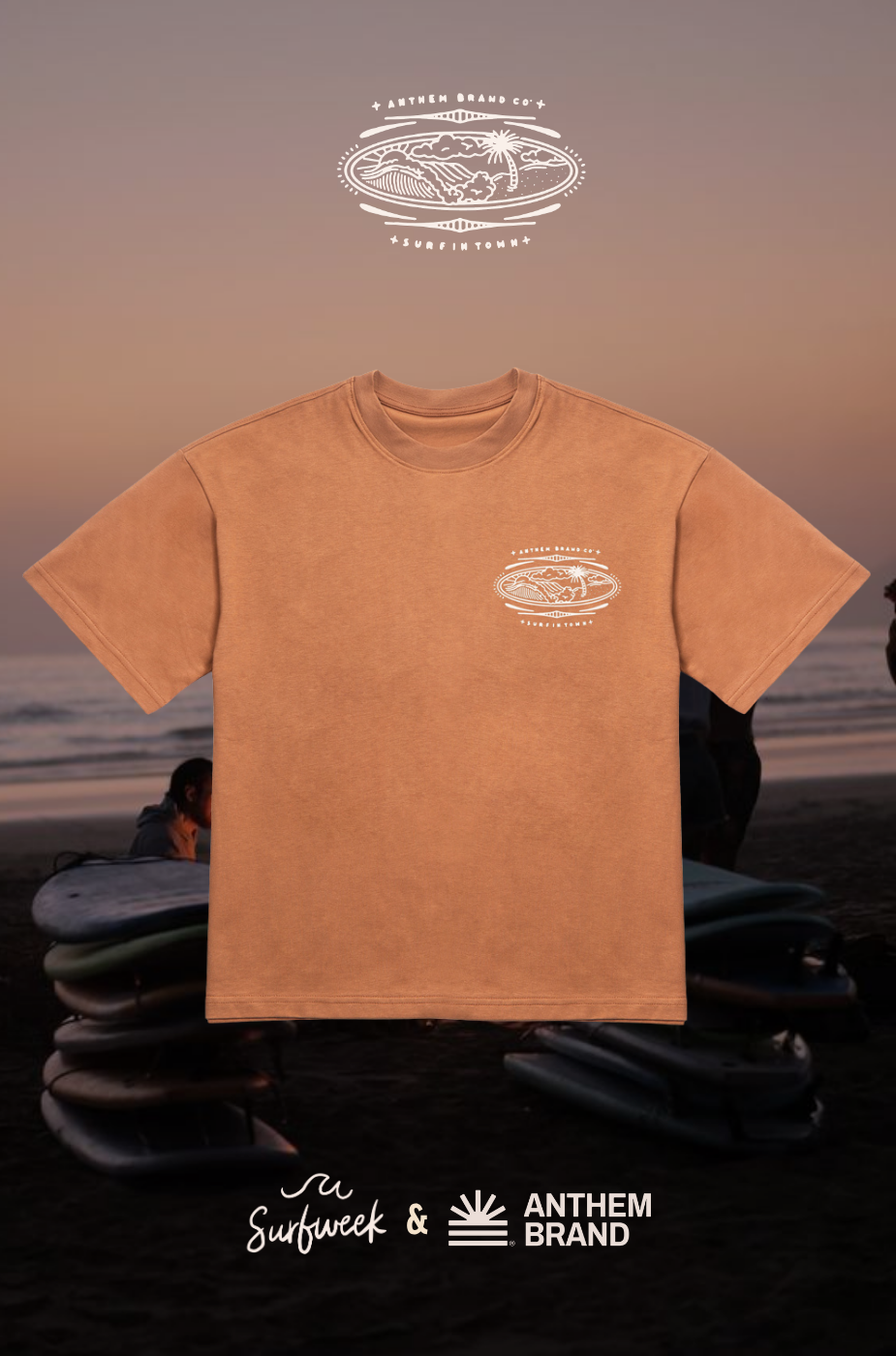Surf Heavy Tee – 2025 Edition| AnthemBrand&SurfWeek