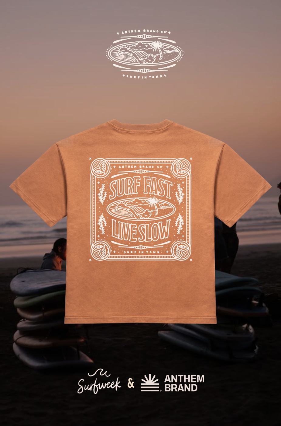 Surf Heavy Tee – 2025 Edition| AnthemBrand&SurfWeek