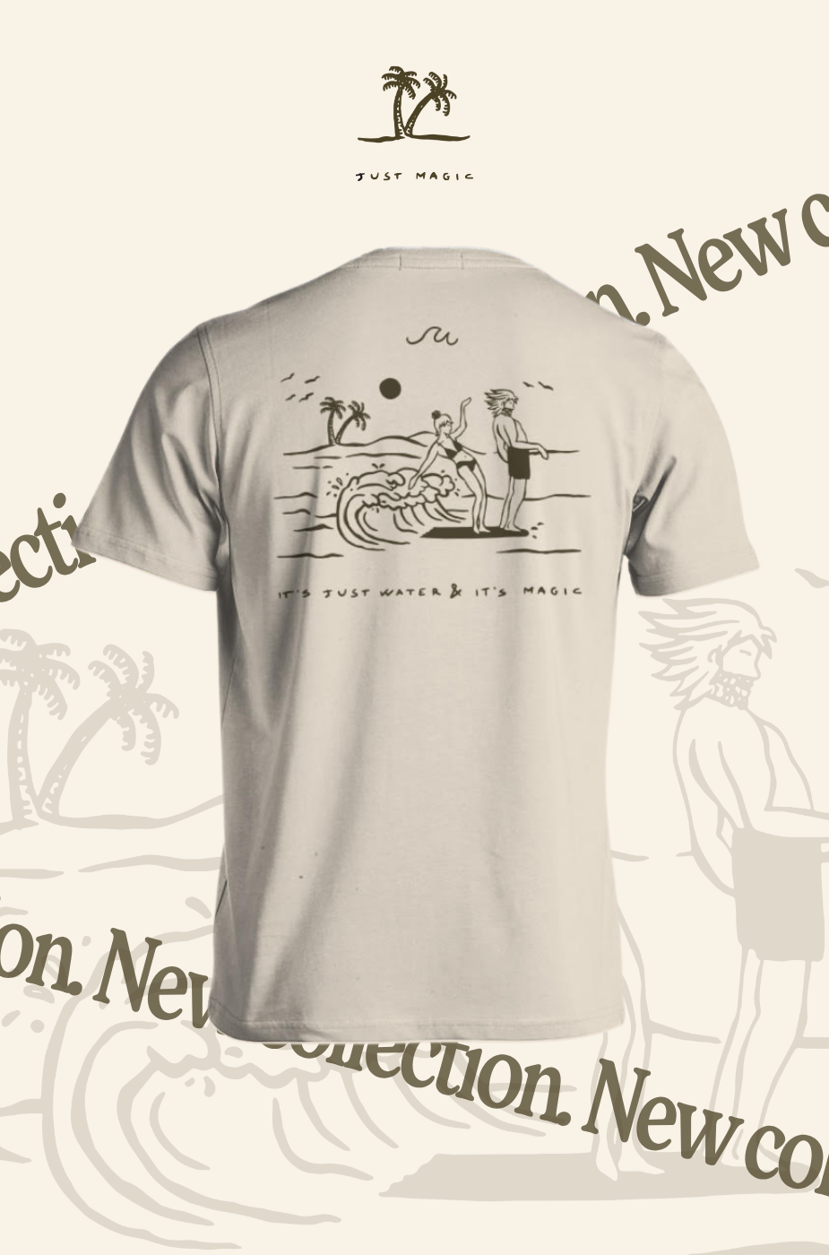 T-shirt JUST WATER