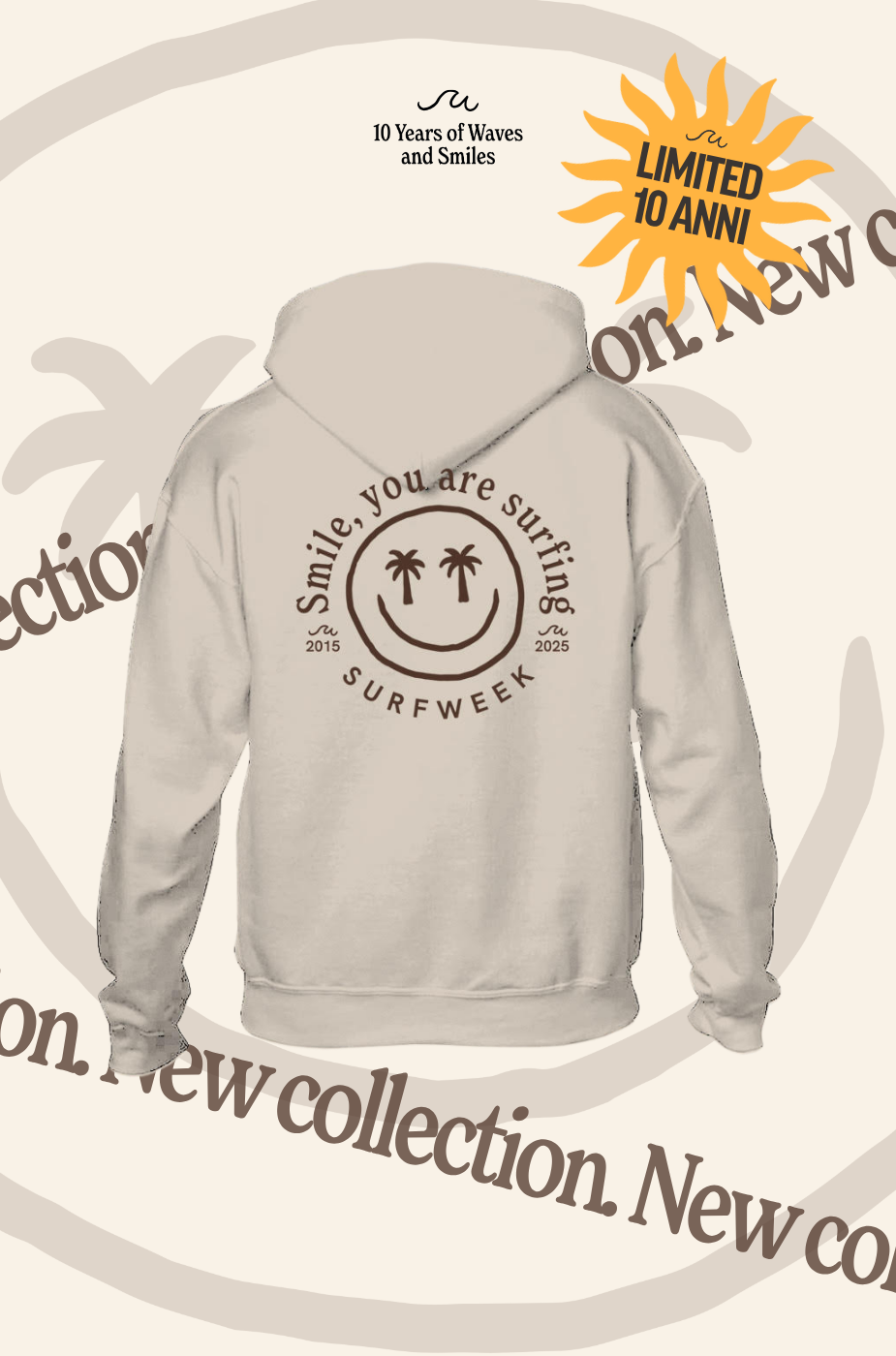Felpa SMILE – 10 Years Edition