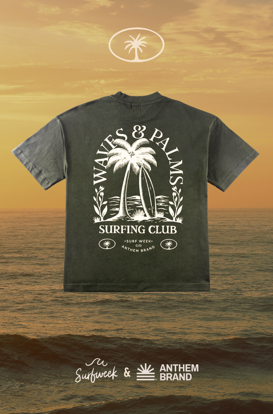 Waves Heavy Tee – 2025 Edition | AnthemBrand&SurfWeek