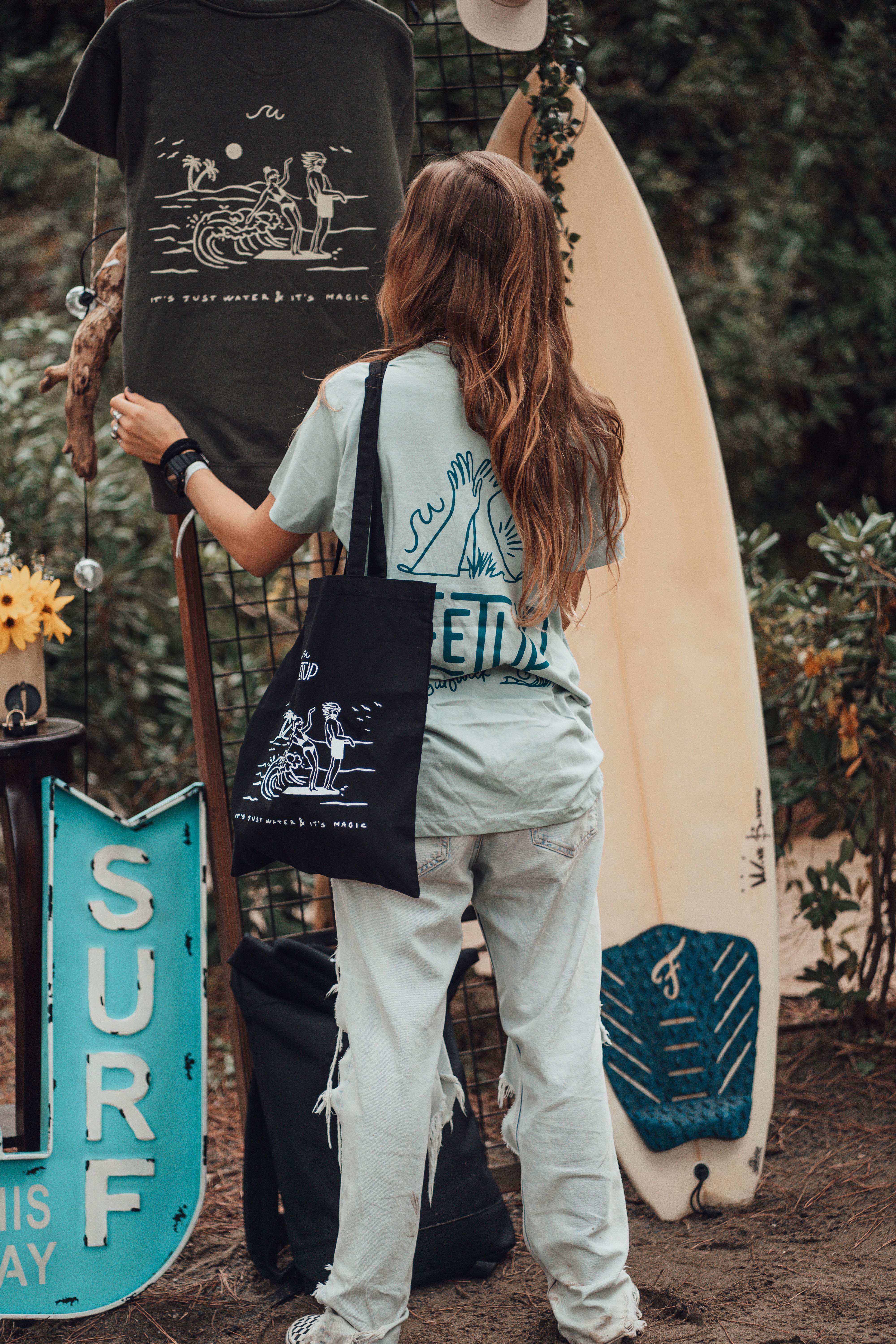 Tote bag "Just Water"