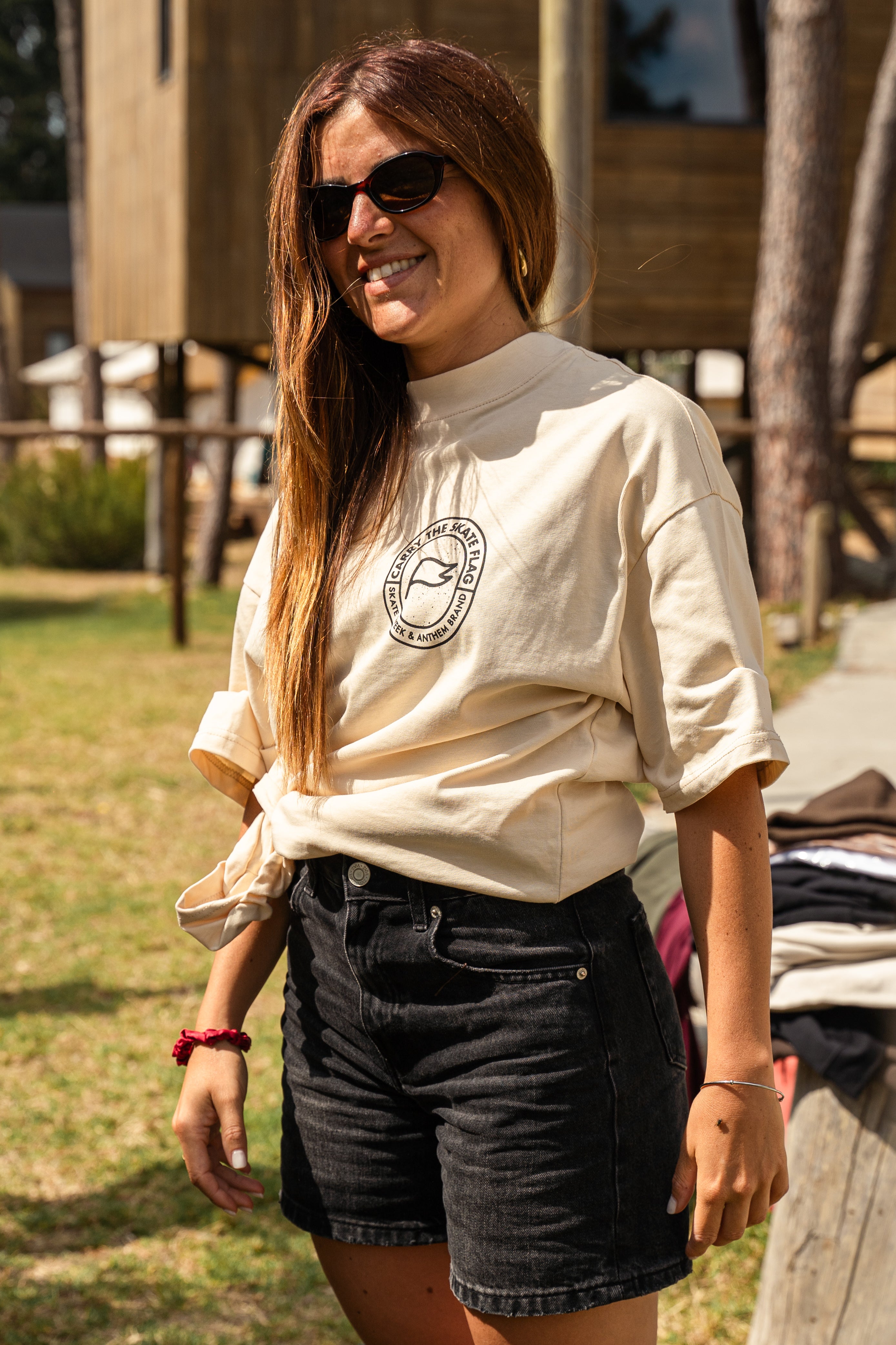 Skate Heavy Tee in Ivory | AnthemBrand&SkateWeek
