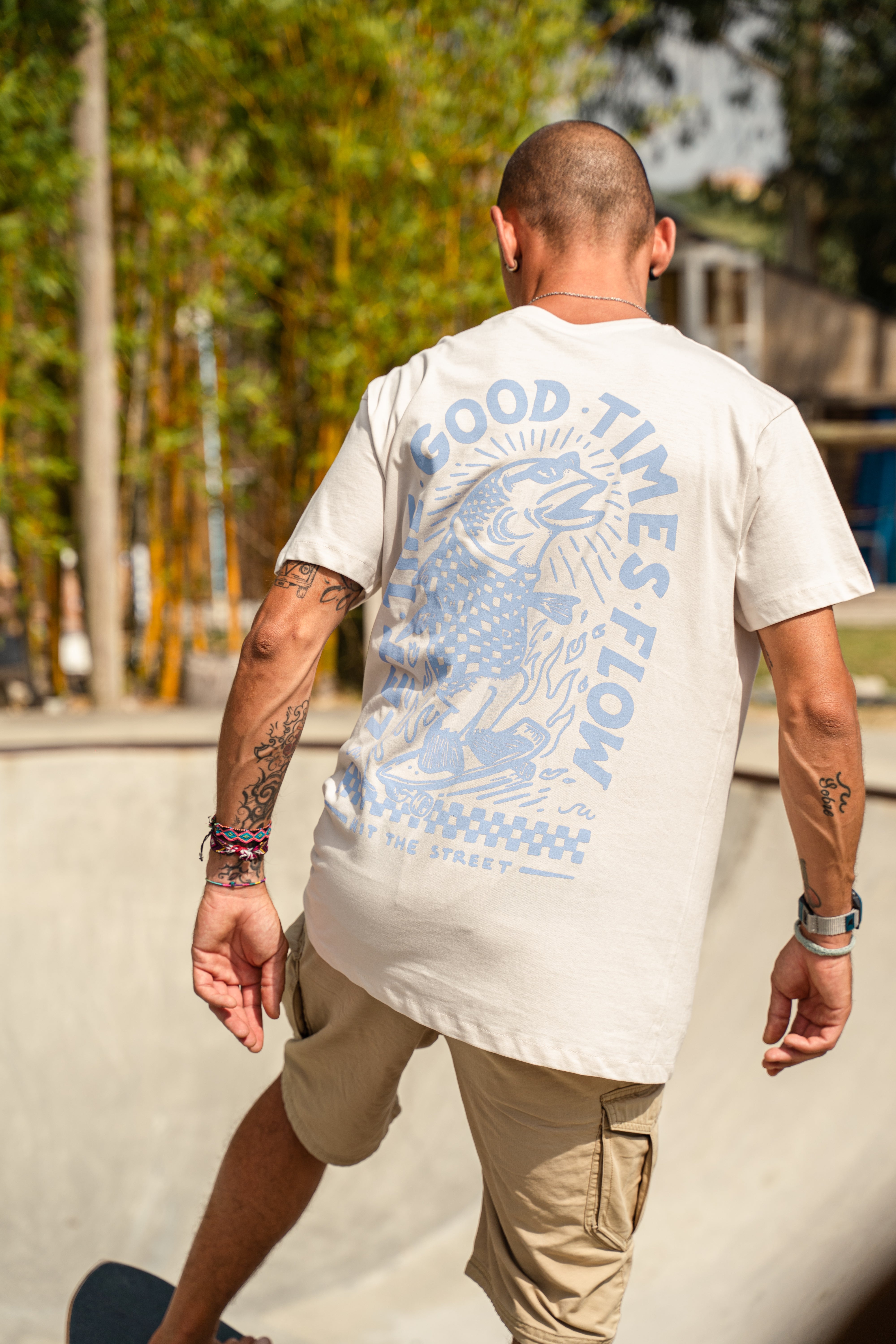 T-shirt FISH – Let the Good Times Flow