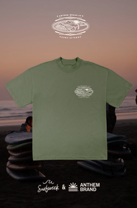 Surf Heavy Tee in Army | AnthemBrand&SurfWeek