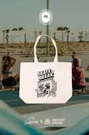 Skate Organic Totebag in Ivory| AnthemBrand&SurfWeek