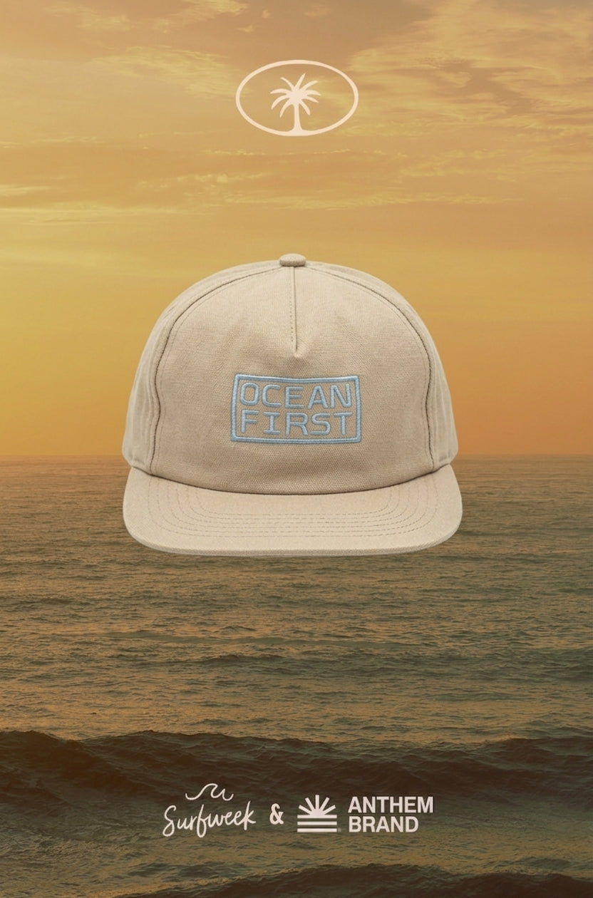 Ocean First Organic Hat in Beige | AnthemBrand&SurfWeek
