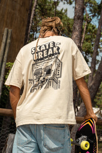 Skate Heavy Tee in Ivory | AnthemBrand&SkateWeek