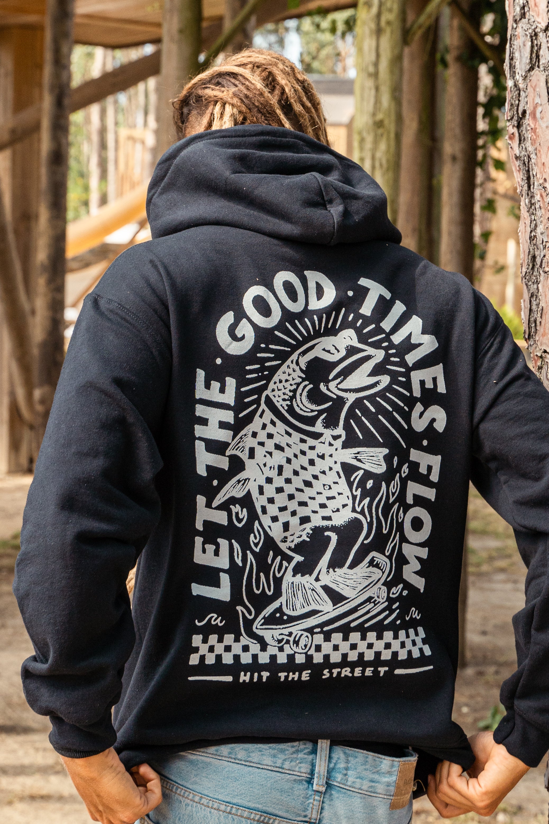 Felpa FISH – Let the Good Times Flow