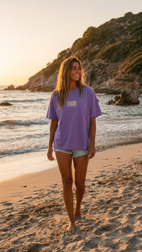Ocean First Heavy Tee in Lavanda | AnthemBrand&SurfWeek